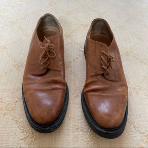 Dries Van Noten Men’s Tan Leather Oxfords